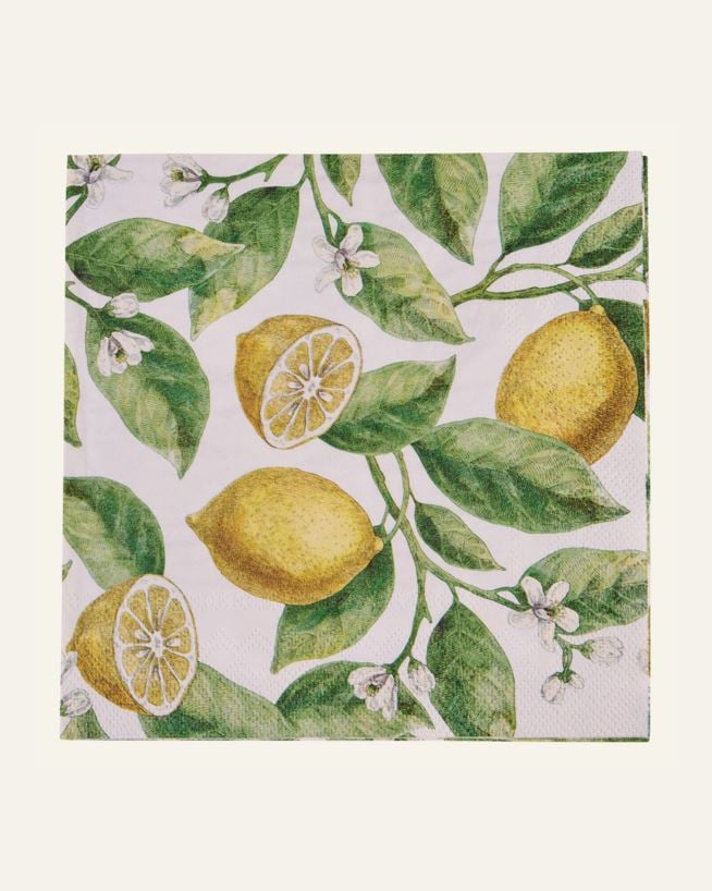 Paperiservetit moniväri/keltainen - 33x33 cm moniväri/keltainen - 1