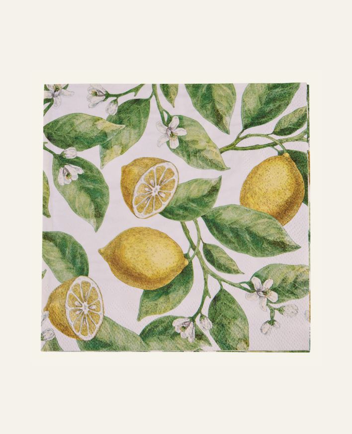 Paperiservetit moniväri/keltainen - 33x33 cm moniväri/keltainen - 1