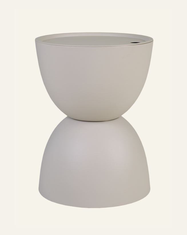 Puutarhapöytä hiekka - ø34x45 cm hiekka - 1