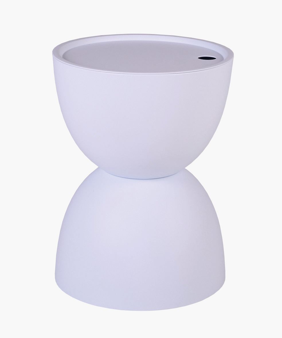 Puutarhapöytä vaaleansininen - h46 cm ø34 vaaleansininen - 1