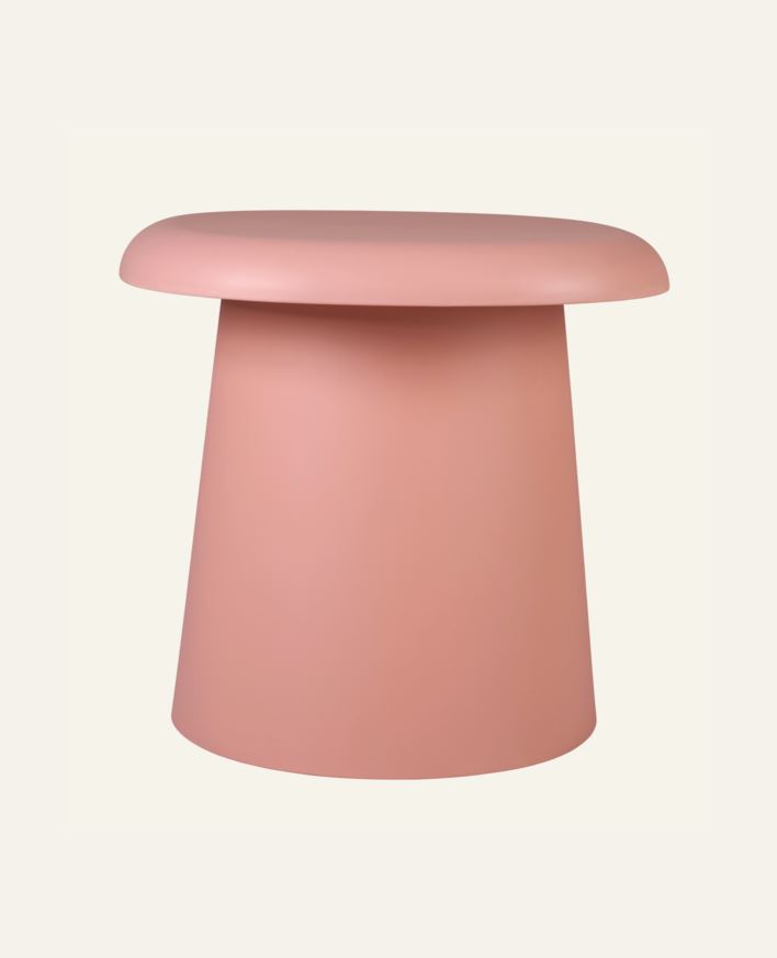 Puutarhapöytä vaalea terrakotta - h46,5 cm ø50 Vaalea terrakotta - 1