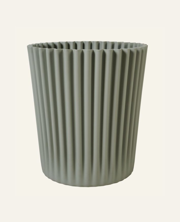 Ulkoruukku harmaanvihreä - 39x39x44 cm harmaanvihreä - 1