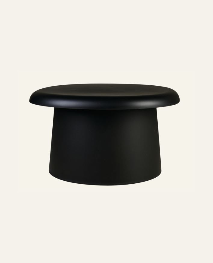 Puutarhapöytä musta - h38 cm ø66 musta - 1