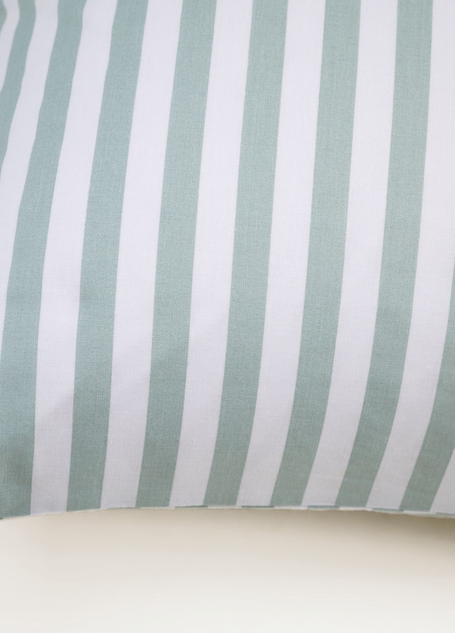 Tyynyliina puuvillaa vihreä - 2