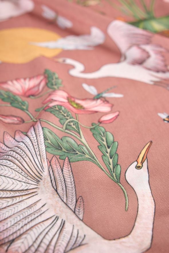 Verho moniväri/roosa - 2