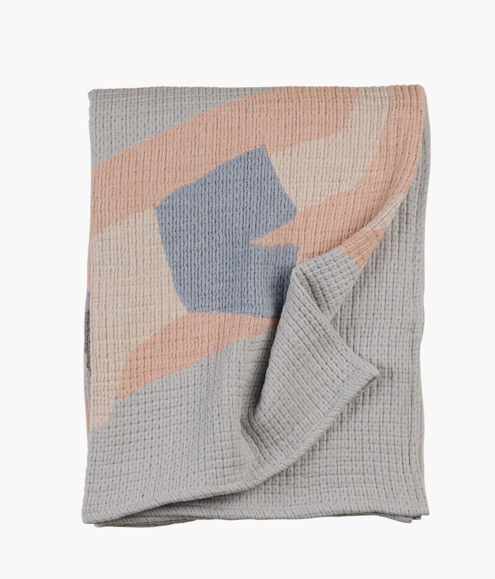 Torkkupeitto moniväri/sininen - 3