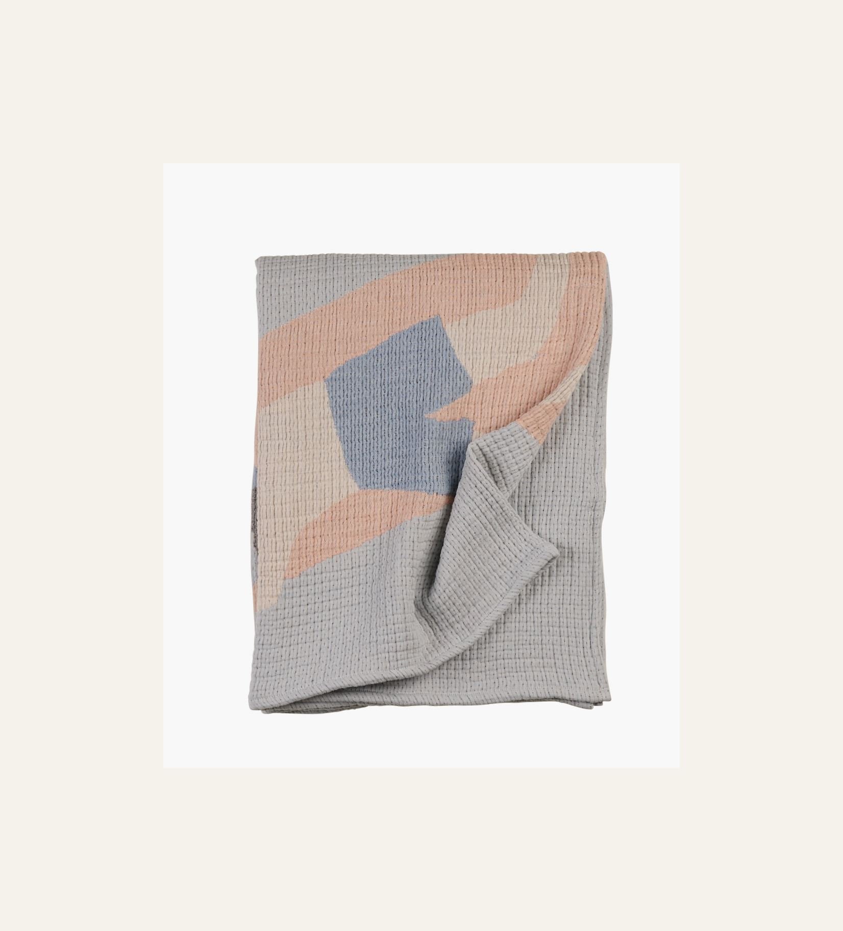 Torkkupeitto moniväri/sininen - 3