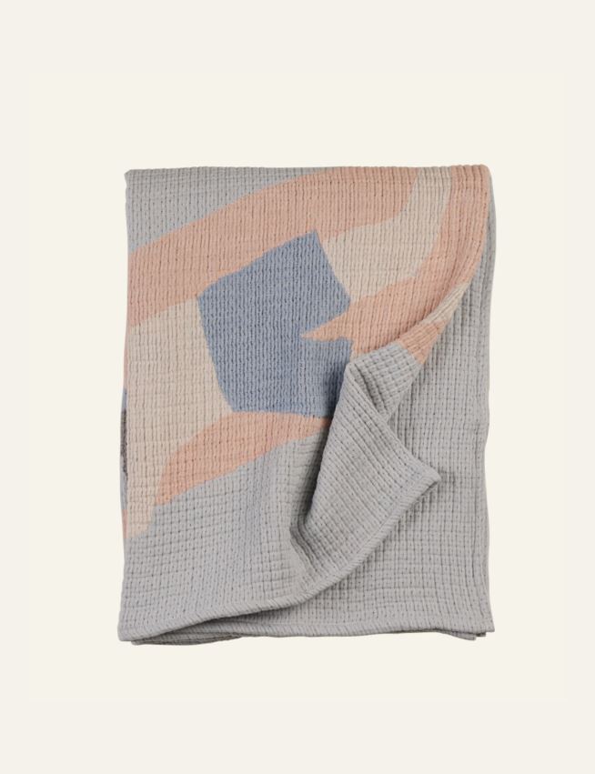 Torkkupeitto moniväri/sininen - 3