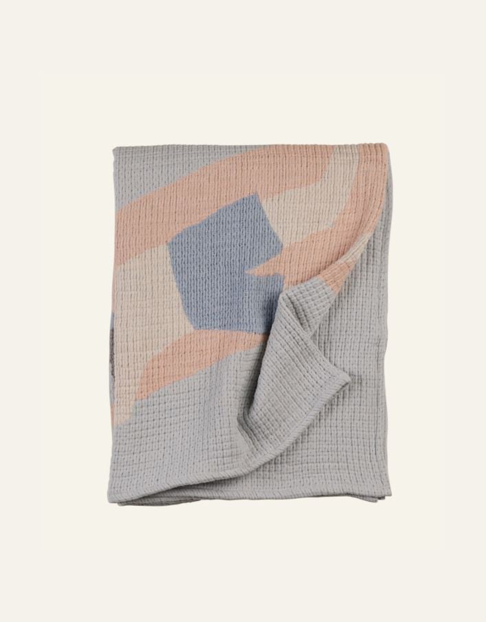 Torkkupeitto moniväri/sininen - 3