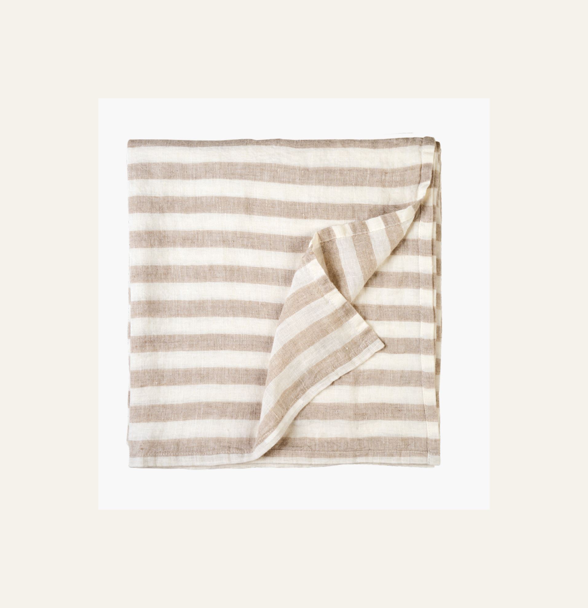 Pellavaliina beige - 3