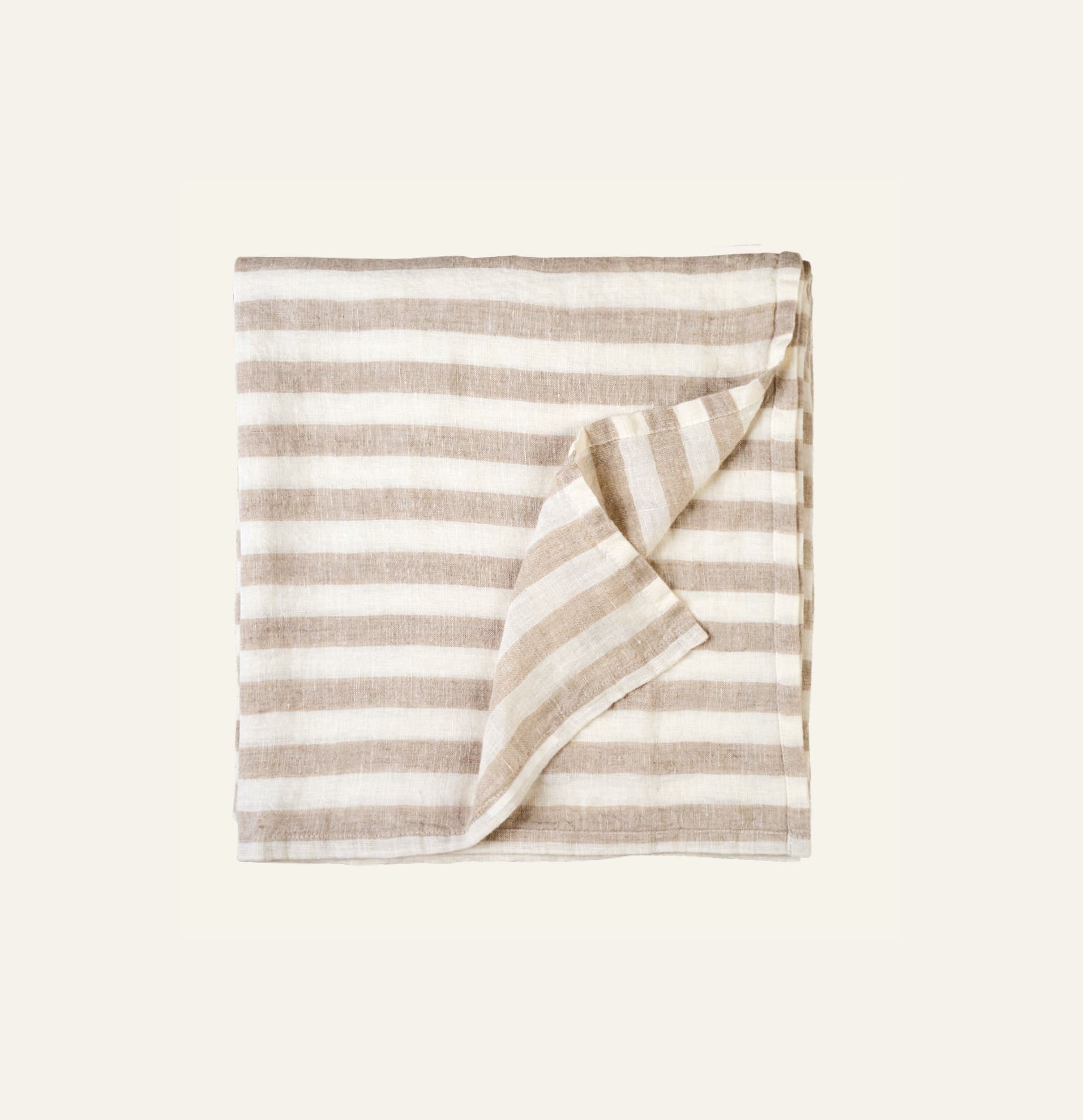 Pellavaliina beige - 3