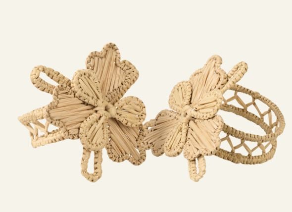 Servettirenkaat, 2 kpl luonnonväri - 2