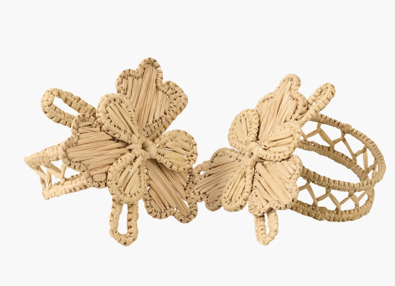 Servettirenkaat, 2 kpl luonnonväri - 2