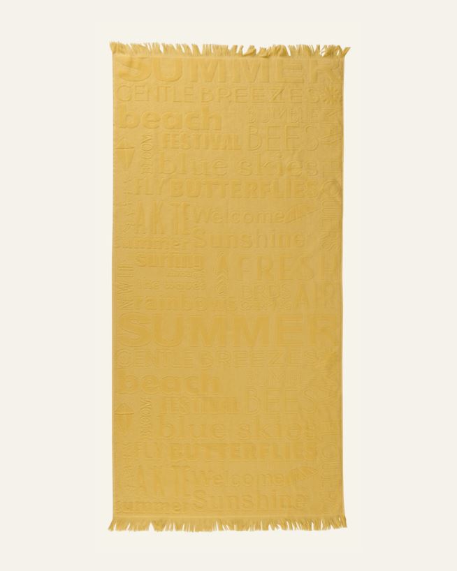 Kylpypyyhe keltainen - 75x150 cm keltainen - 1
