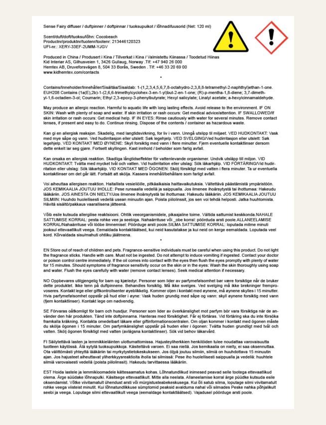 Huonetuoksu moniväri/beige - 3