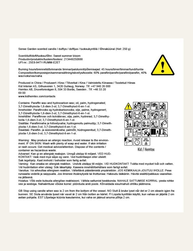 Tuoksukynttilä moniväri - 3