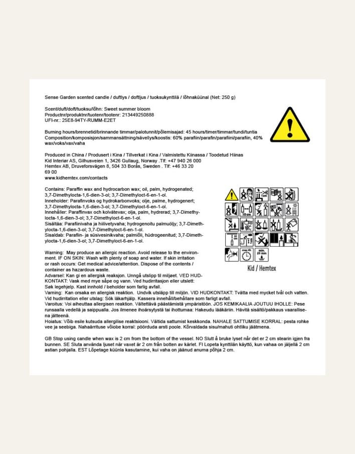 Tuoksukynttilä moniväri - 3