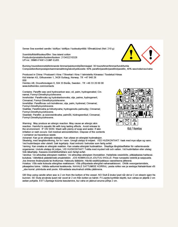 Tuoksukynttilä moniväri/sininen - 4