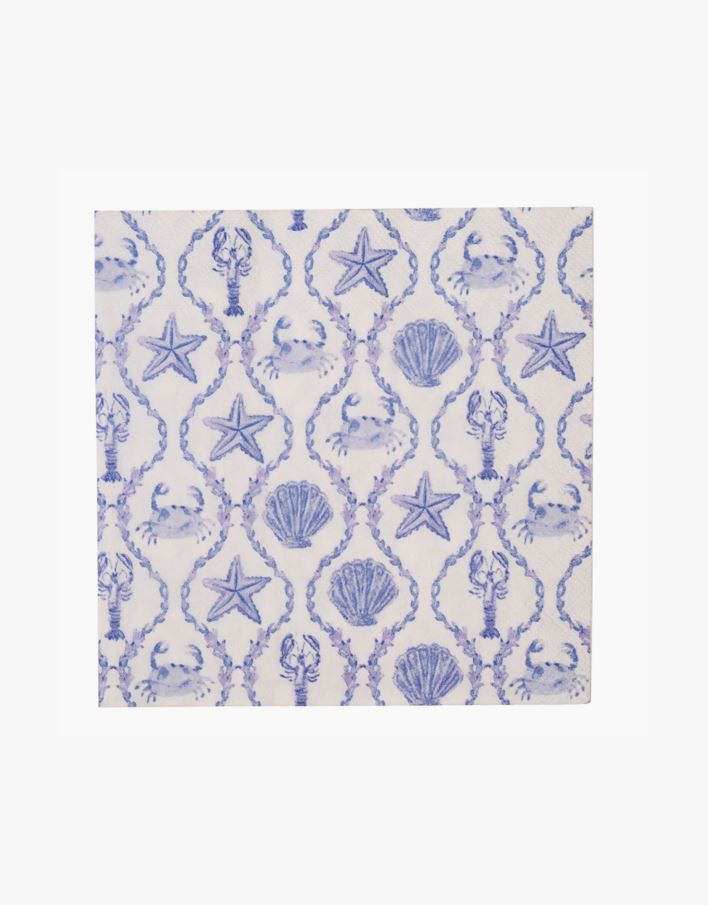 Kahviservetit sininen - 25x25 cm sininen - 1