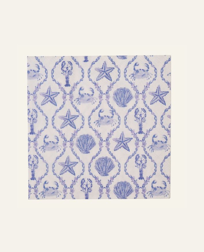 Kahviservetit sininen - 25x25 cm sininen - 1