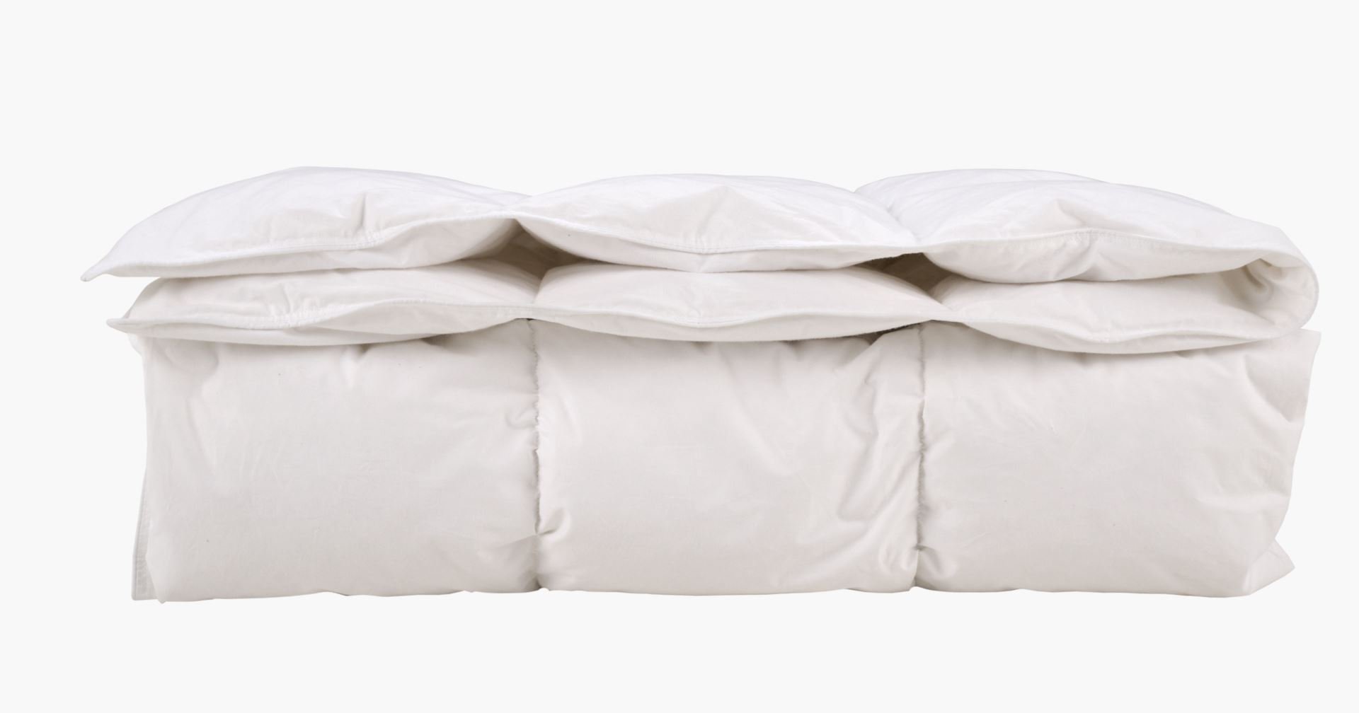 Ympäri vuoden käytettävä höyhen- ja untuvapeitto valkoinen - 150x210 cm valkoinen - 1