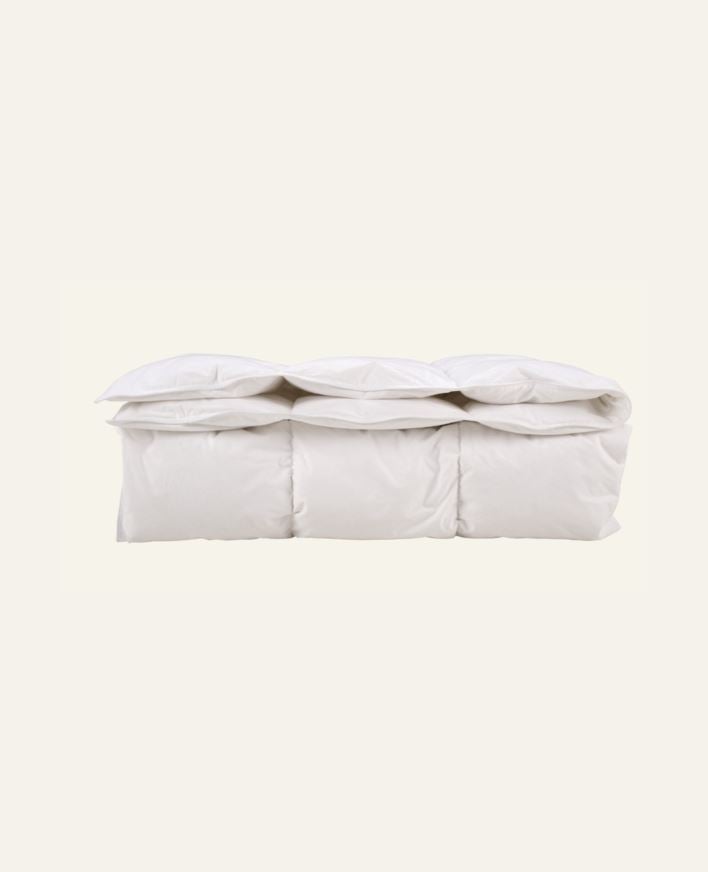 Ympäri vuoden käytettävä höyhen- ja untuvapeitto valkoinen - 150x210 cm valkoinen - 1