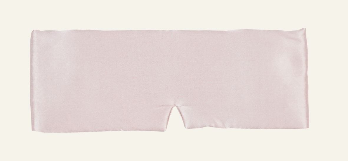 Unimaski Silk unimaski puuteriroosa - Hemtex