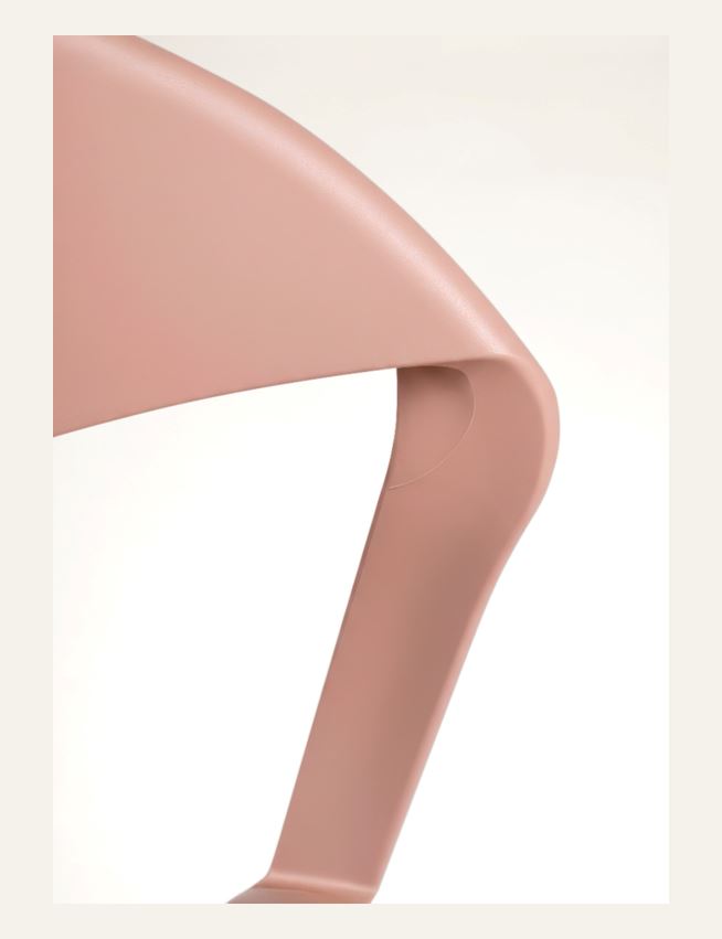 Puutarhatuoli vaalea terrakotta - 2