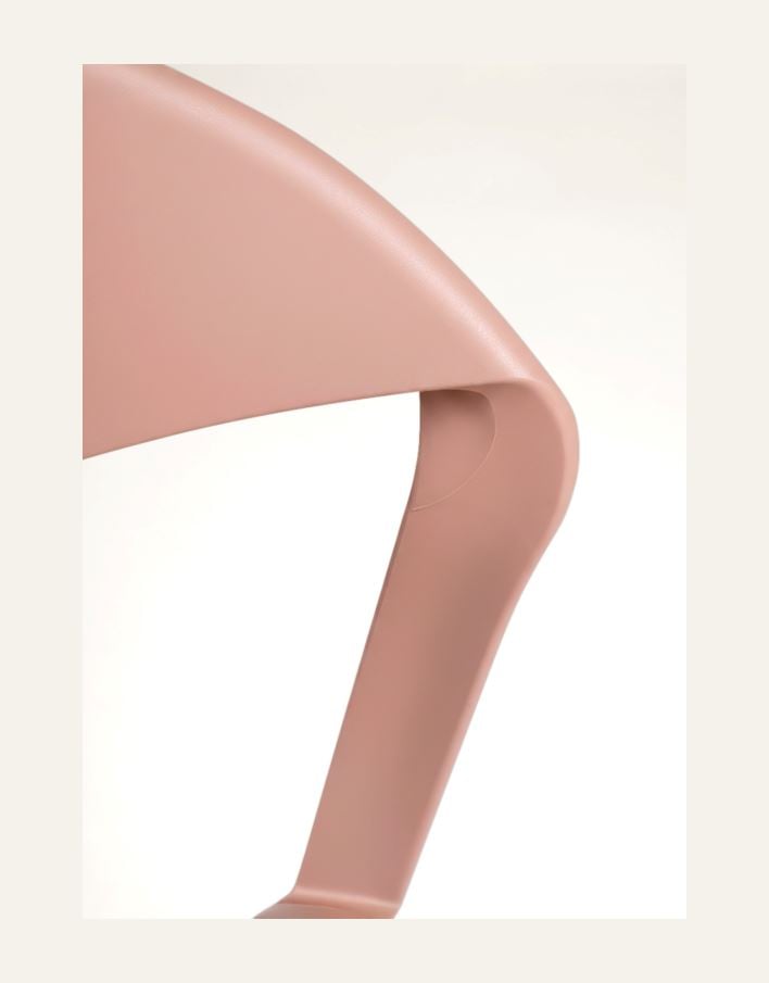 Puutarhatuoli vaalea terrakotta - 2