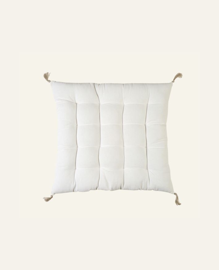 Istuintyyny luonnonvalkoinen - 60x54x7 cm luonnonvalkoinen - 1