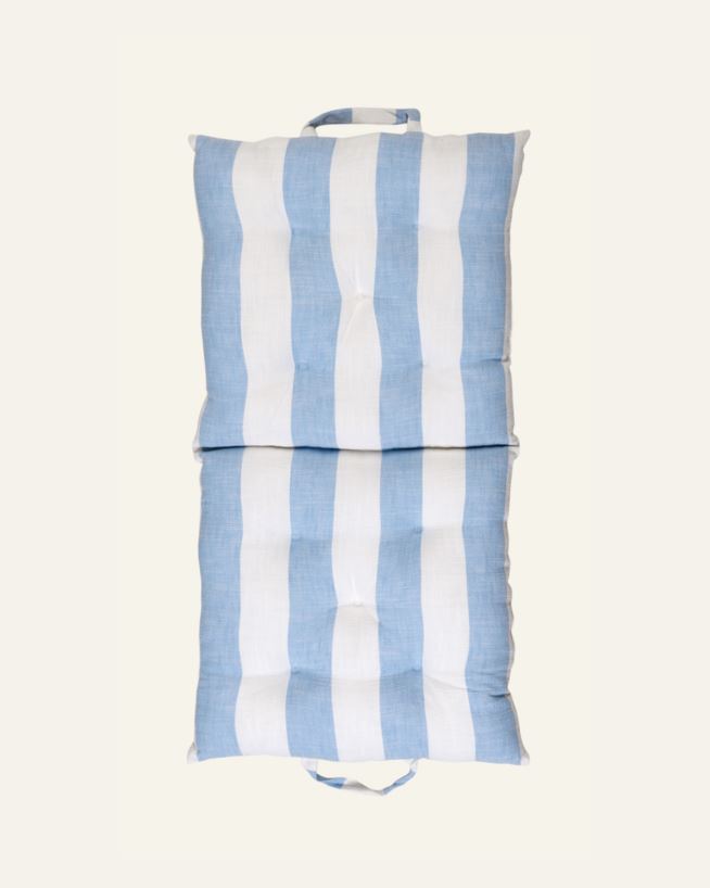 Taitettava istuintyyny vaaleansininen - 50x100x7 cm vaaleansininen - 1