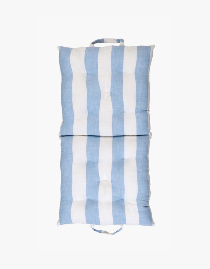 Taitettava istuintyyny vaaleansininen - 50x100x7 cm vaaleansininen - 1