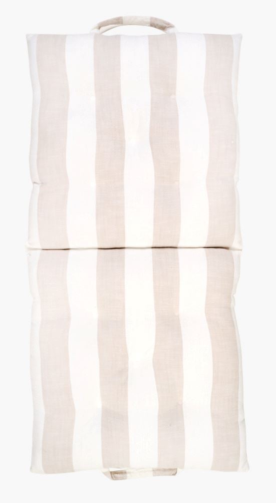 Taitettava istuintyyny beige - 50x100x7 cm beige - 1