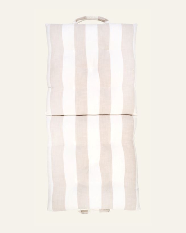 Taitettava istuintyyny beige - 50x100x7 cm beige - 1
