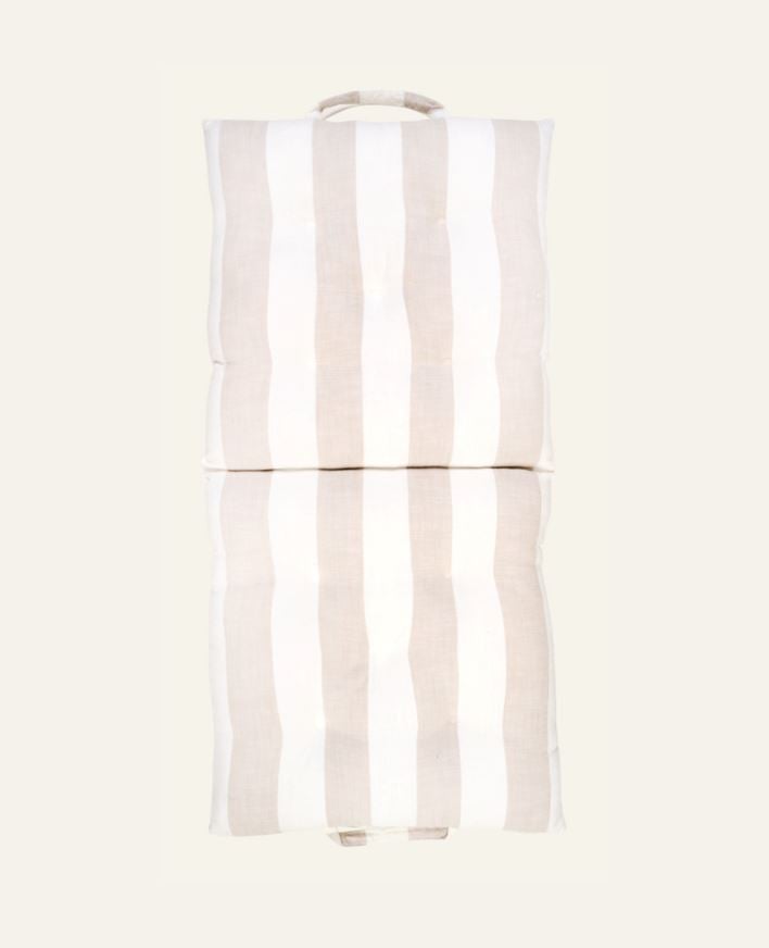 Taitettava istuintyyny beige - 50x100x7 cm beige - 1