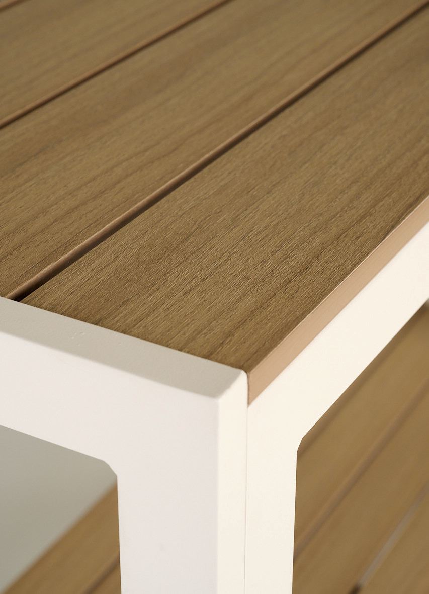 Tarjoiluvaunu luonnonvalkoinen - 4