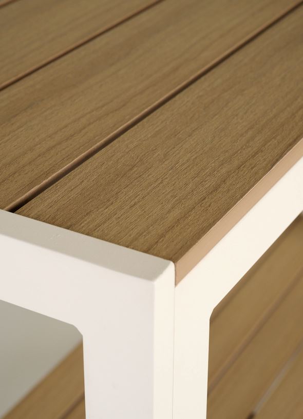 Tarjoiluvaunu luonnonvalkoinen - 4