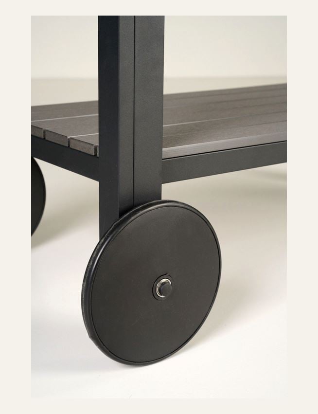 Tarjoiluvaunu musta - 2