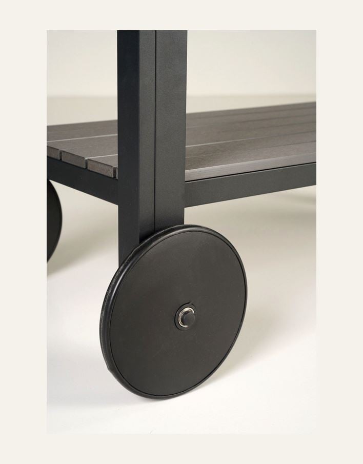 Tarjoiluvaunu musta - 2