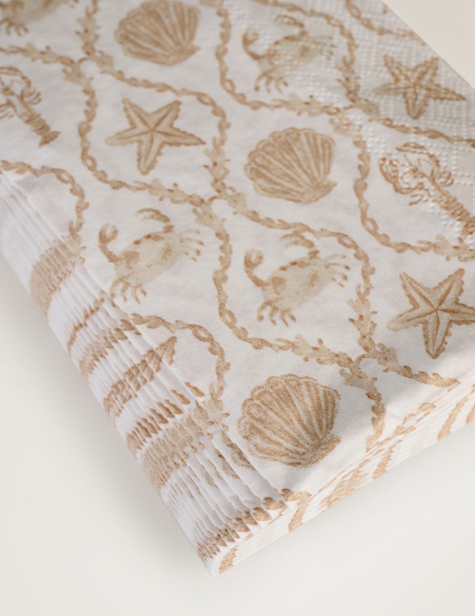 Ruokapaperiservetti beige - 2