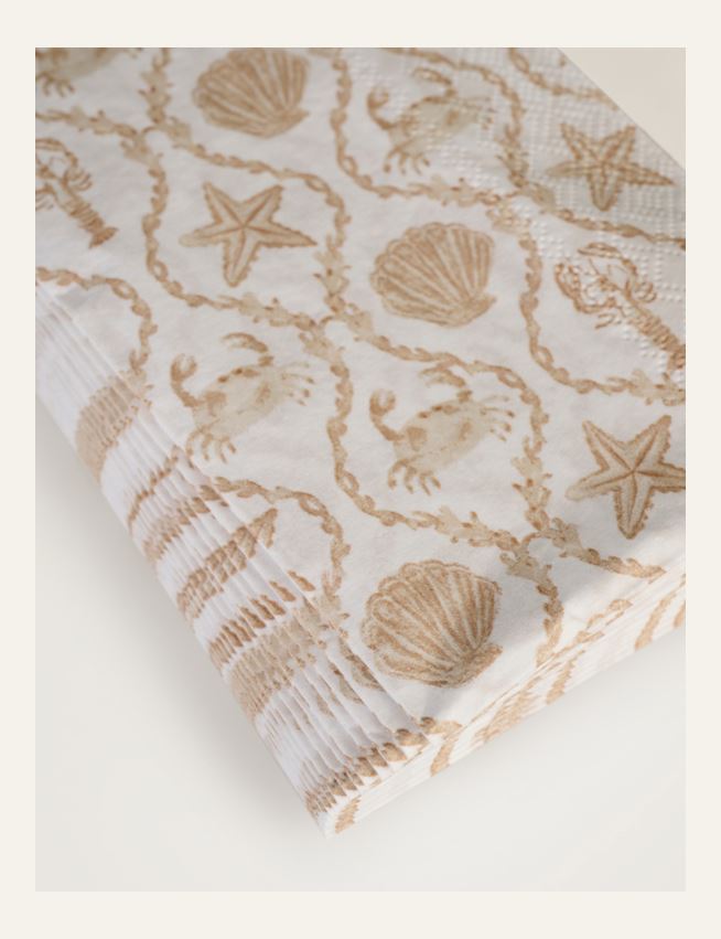 Ruokapaperiservetti beige - 2