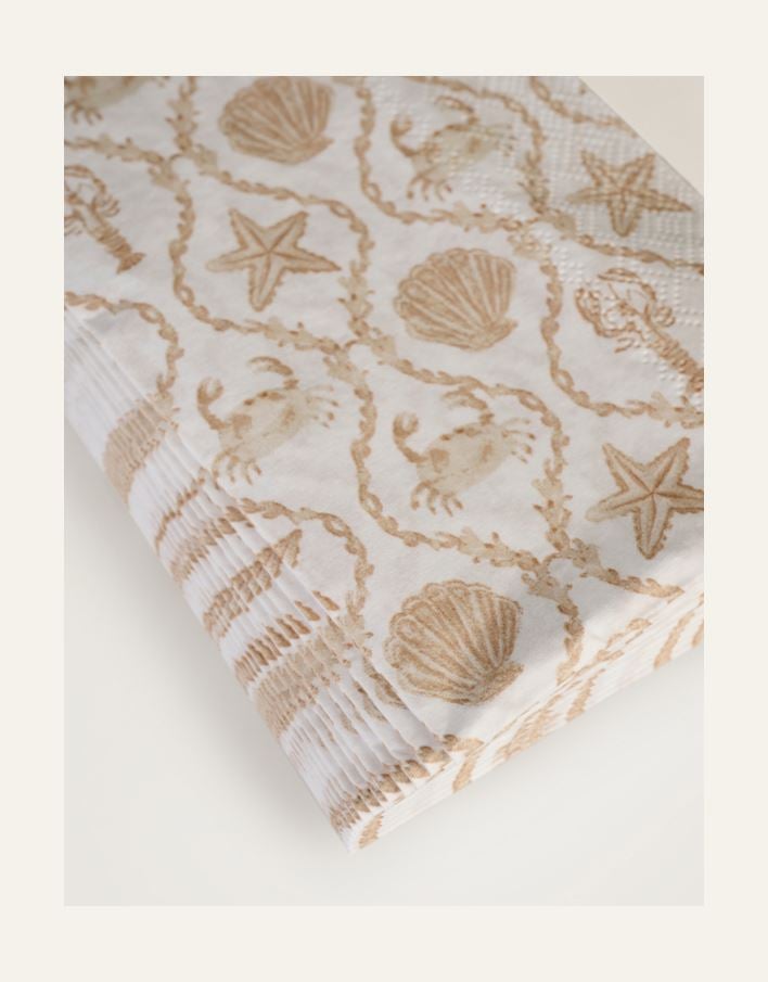 Ruokapaperiservetti beige - 2