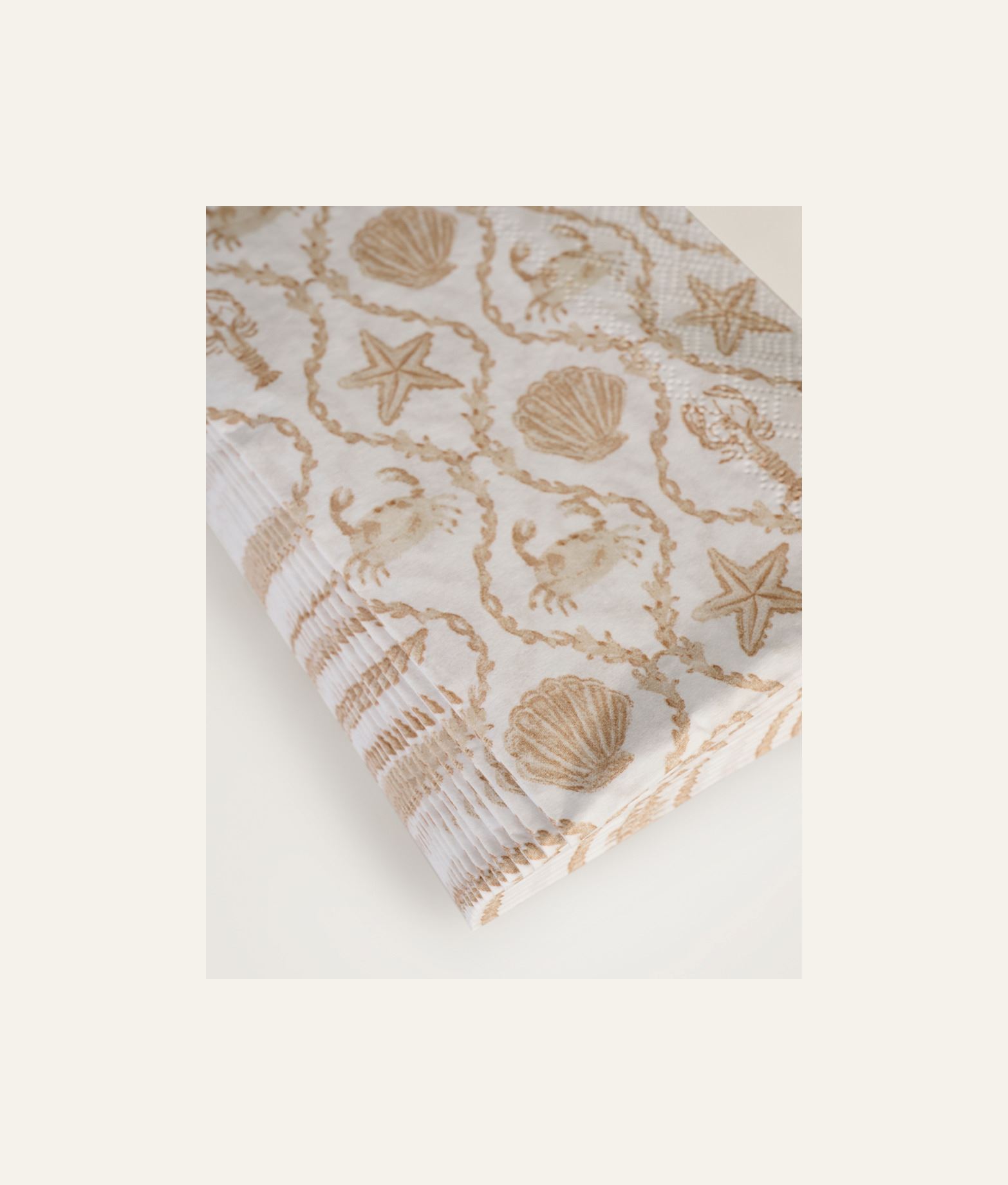 Ruokapaperiservetti beige - 2