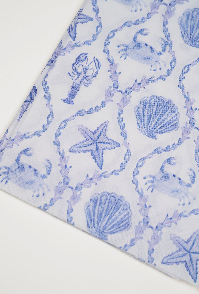 Ruokapaperiservetti sininen - 2