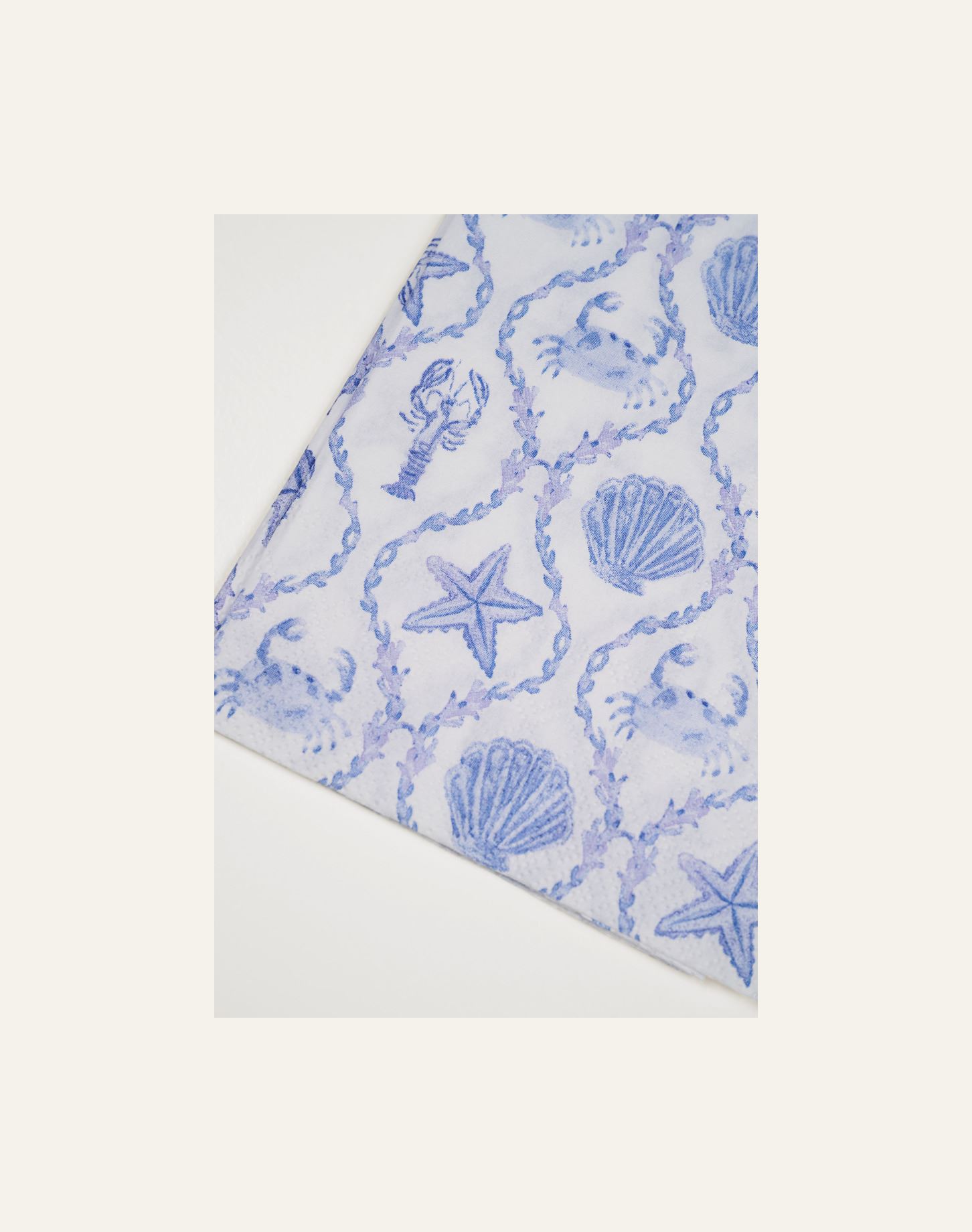 Ruokapaperiservetti sininen - 2