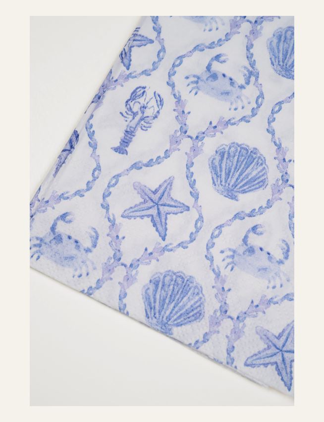 Ruokapaperiservetti sininen - 2