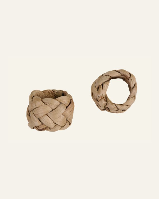 2 kpl lautasliinarenkaita luonnonväri - ø5cm h3cm luonnonväri - 1