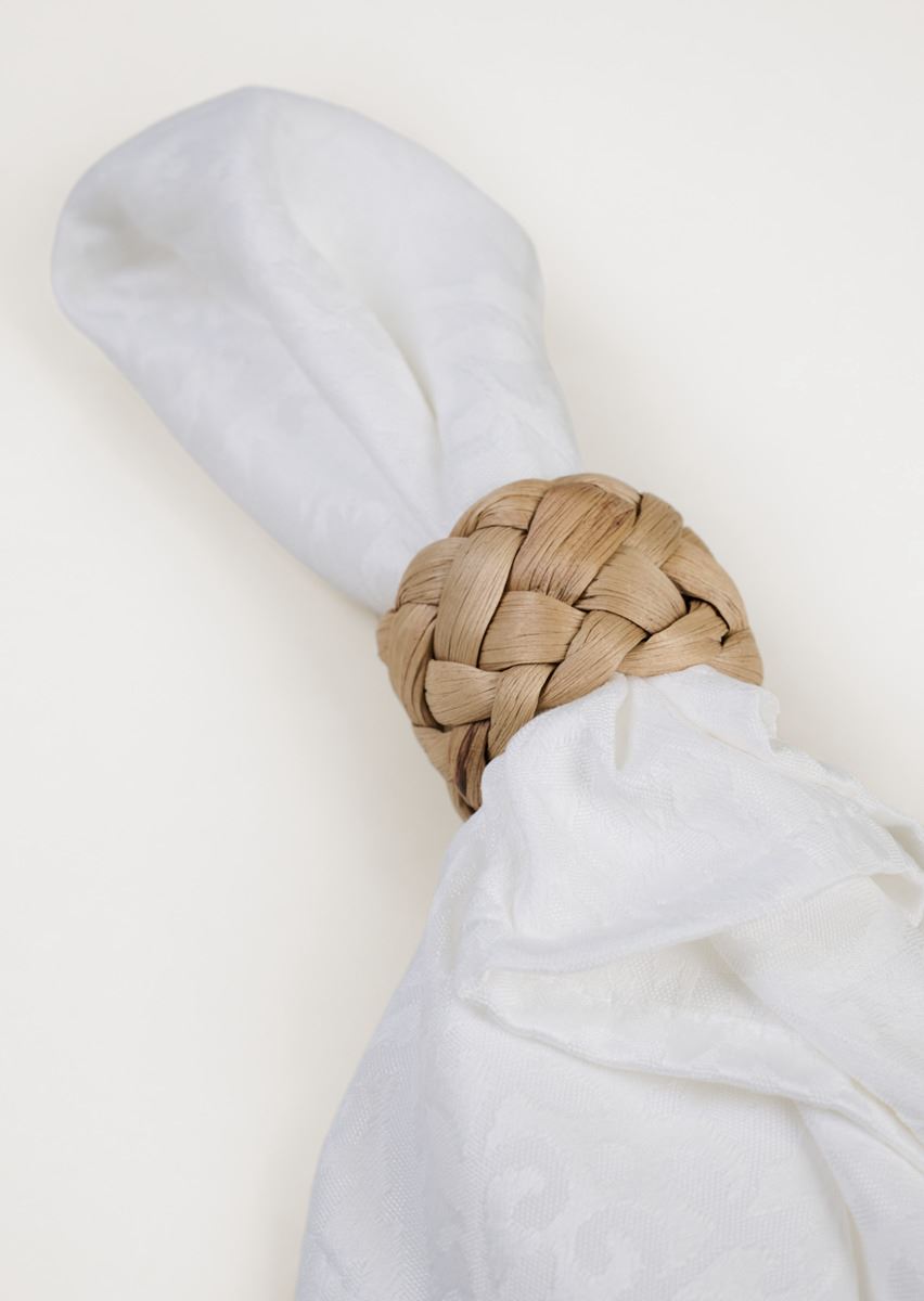 2 kpl lautasliinarenkaita luonnonväri - 3