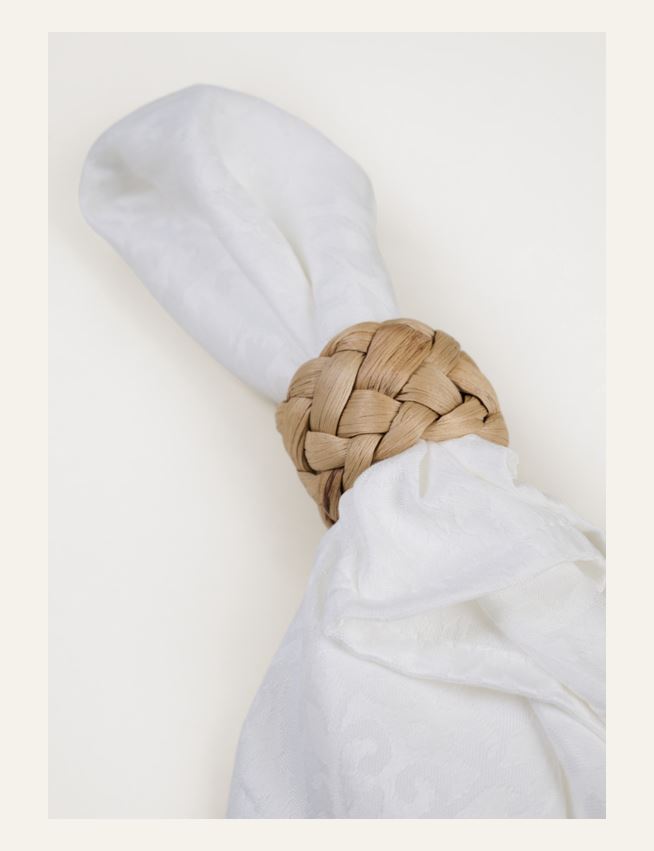 2 kpl lautasliinarenkaita luonnonväri - 3