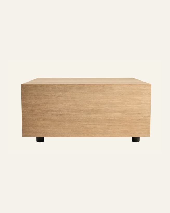 Sohvapöytä luonnonväri - 75x75x35 cm luonnonväri - 1